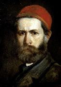 Karoly Lotz Self-portrait oil painting picture wholesale